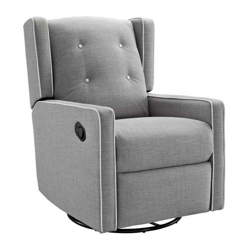 Baby Relax Mikayla 4-in-1 Nursery Swivel Glider Rocker Recliner