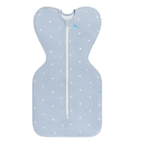Swaddle UP Silky-Lux 1.0 TOG Sleep Sack | Mist Blue Boats