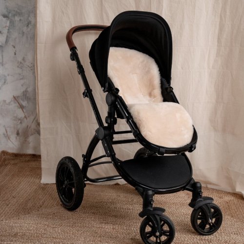 Baa Baby Sheepskin Buggy Liner in Milk Shorn Hair