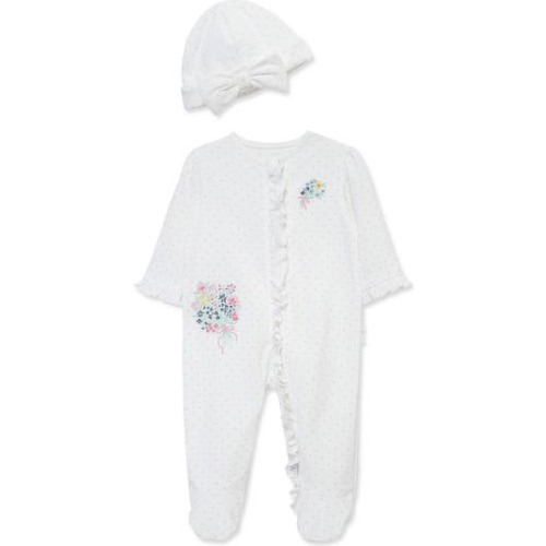 Bouquet Footie & Hat Set