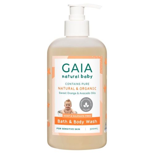 Gaia Baby Bath and Body Wash Size 500ml