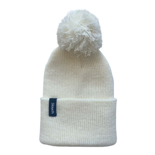 Cloud Knit Cuff Beanie w/ Pom