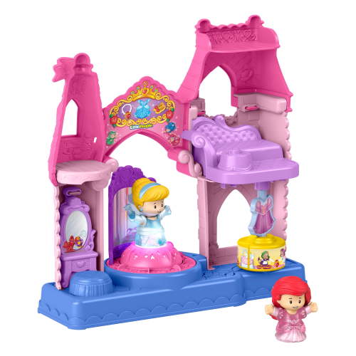 Fisher-Price Little People DISNEY Princess Shimmer & Glow Dress Shop Toddler Playset & 2 Figures