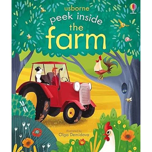 Peek Inside the Farm: An Engaging Lift-the-Flap Book About Farm Animals and Vegetables for Children (Ages 3-5)