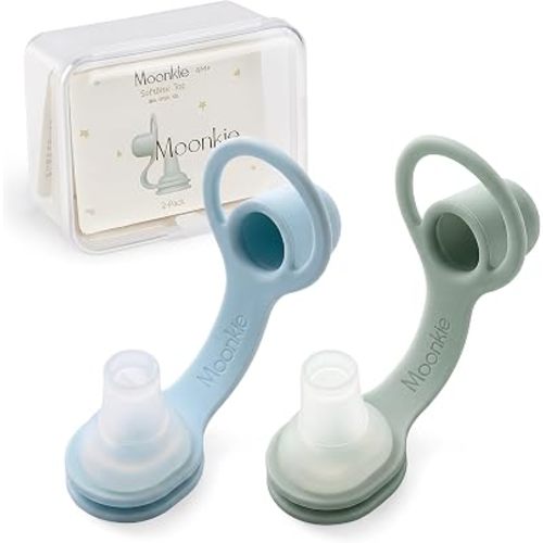 Moonkie Baby Food Pouch Topper: Flow-Control Design Reduces Food Squirts