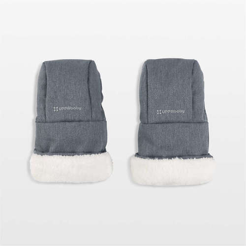 UPPAbaby CozyHandmuffs Julian Dusty Blue Melange Stroller Mittens