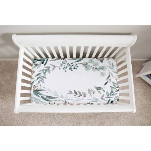 Eucalyptus Baby Crib Sheet Changing Pad Cover Australian