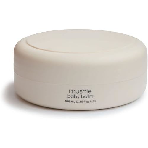 mushie Baby Balm | Organic Healing Ointment to Protect and Soothe Sensitive & Dry Skin | Made in Denmark, 100mL (3.38 fl oz)