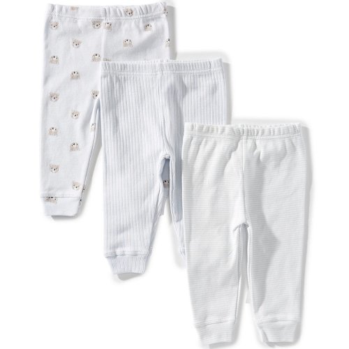 Starting Out Baby Boys Bear Pants 3-Pack Set
