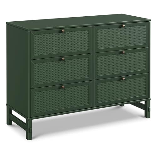 DaVinci Margot 6-Drawer Dresser in Forest Green, GREENGUARD Gold Certified