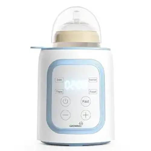 Grownsy 8-in-1 OG Fast Bottle Warmer with Timer, Blue