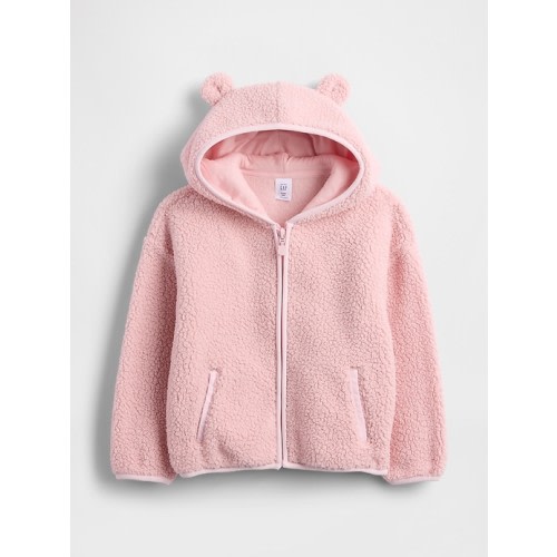 Baby & Toddler Sherpa Bear Zip Hoodie