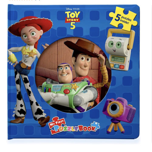 Disney / Pixar Toy Story 5 My First Puzzle Book - Jigsaw Puzzles for kids, 10-page board book, 5 puzzles to enjoy
