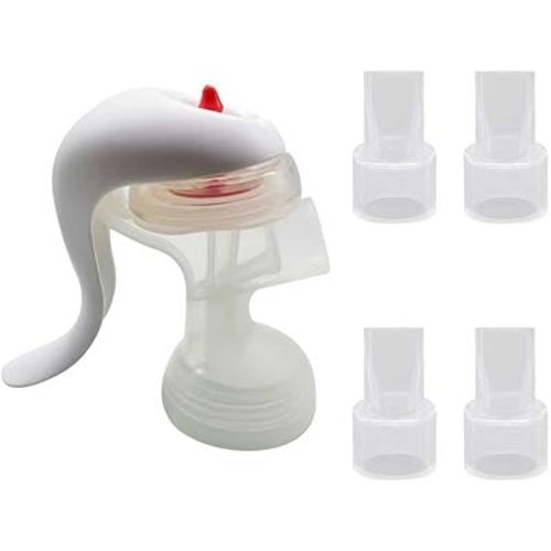 Manual Pump Parts/Accessories Compatible with Lansinoh Breastpumps Use with Signature Pro Smartpump Turn to Manual Incl Diaphragm Stem Main Body Handle and 4 Pc Duckbill Valves