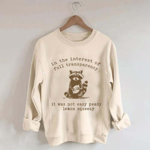 Funny Raccoon Breastfeeding Sweatshirt