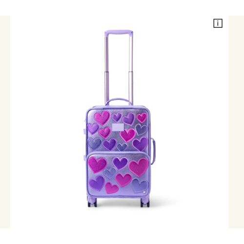 STATE Bags | Logan Suitcase Metallic 3D Hearts