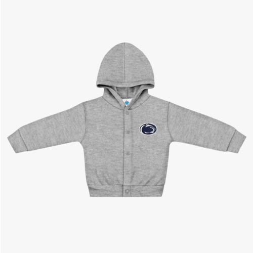 Creative Knitwear College Baby Snap Hooded Jacket - Team Logo, Multiple Colors, for Boys & Girls, (0-24 Months)