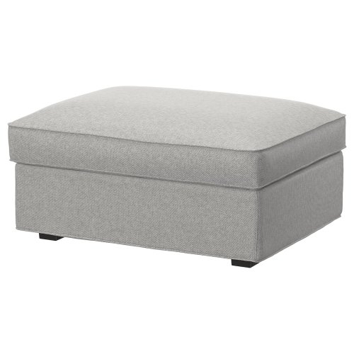KIVIK Ottoman with storage - Tallmyra white/black