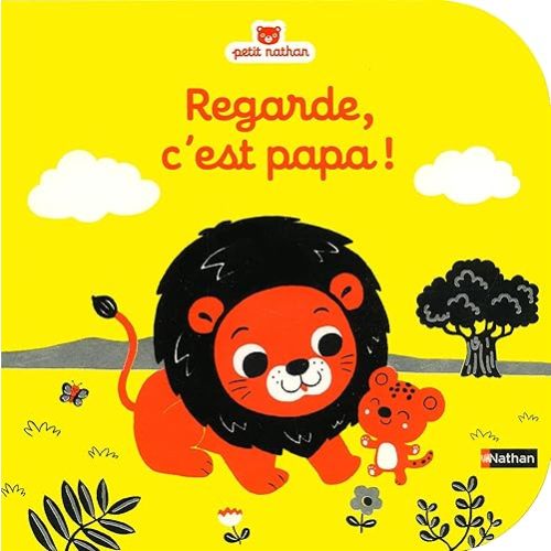 Premieres histoires a toucher - Regarde, c'est papa ! (French Edition) Hardcover – May 19, 2016