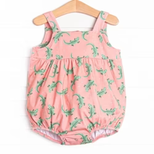 Everglade Gators Girl Bubble, Coral – Stitchy Fish