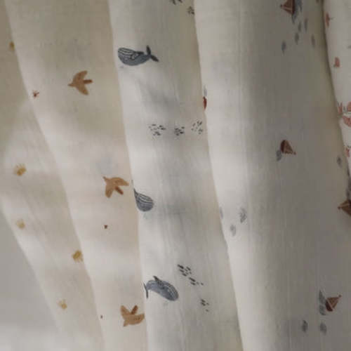 Organic Cotton Mushie Baby Muslin Swaddle Blanket