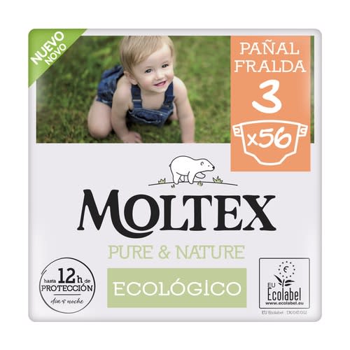Moltex Pure & Nature T3 diapers (4-10 kg)