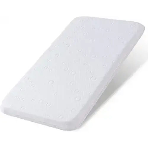 Baby Bassinet Mattress Pad, 33" x 20" x 2" Dual Sided Gel Memory Foam Mattress with Breathable Removable Soft Cover Fit for Mika Micky/KoolerThings/Baby Delight Bassinet