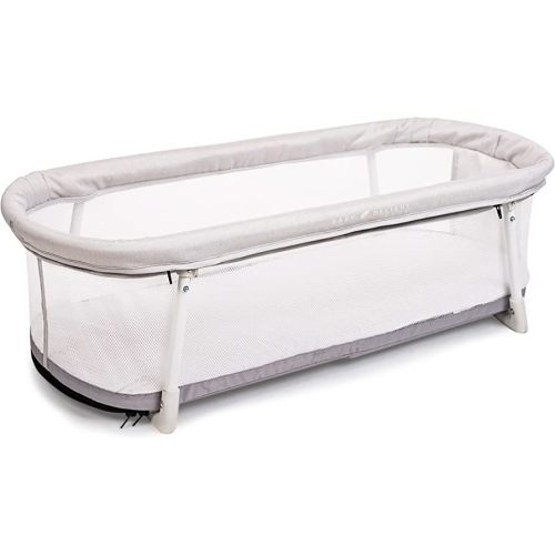 Baby Delight Snuggle Nest Bassinet, Portable Baby Bed, for Infants 0 – 5 Months, Driftwood Grey