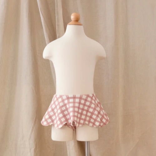 Petal Bikini Bottom · Gingham | Baby & Girls Swimsuits | Girls Bikinis | Luxury Swimsuits & Bikinis For Girls & Baby – Petit Playa