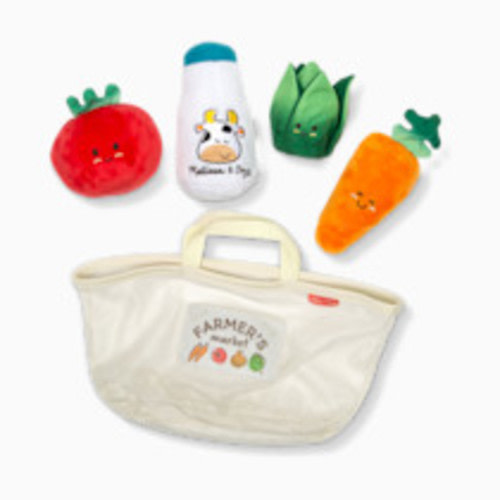 Melissa & Doug Market Basket Fill & Spill Toy Set