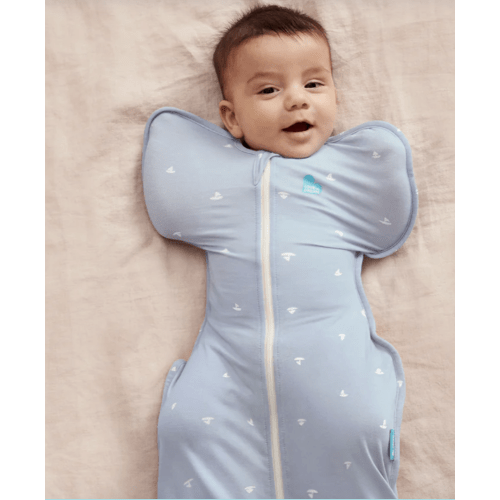 Swaddle Up™ 1.0 TOG Viscose from Bamboo Mist Blue Boats