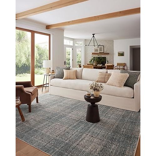 Loloi Angela Rose Ember Denim/Charcoal 5'-3" x 7'-6" Area Rug