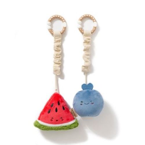 2 Pack Mini Market Stroller Toys - Watermelon & Blueberries