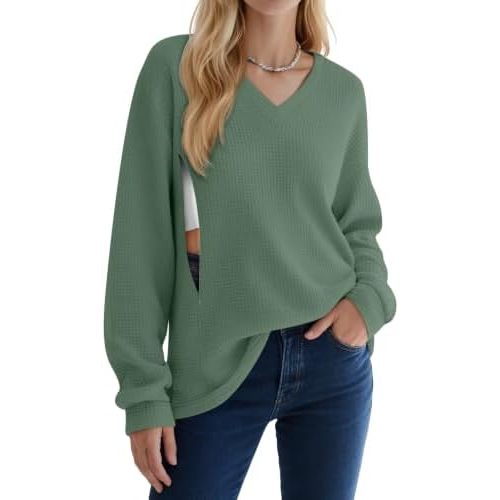 Women’s Waffle Knit Nursing Shirts Regular Fit