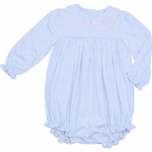 Blue Knit Ric Rac Bubble