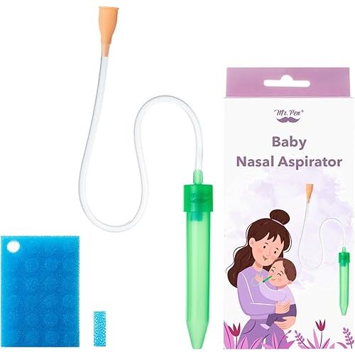 Mr. Pen Baby Nasal Aspirator with 24 Hygiene Filters - Nasal Suction for Babies