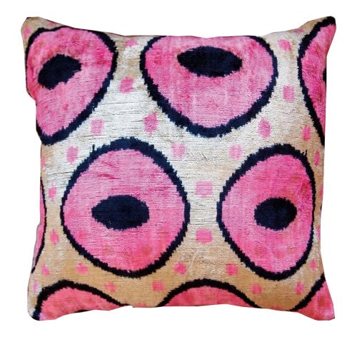 SQUARE SILK VELVET CUSHION #8