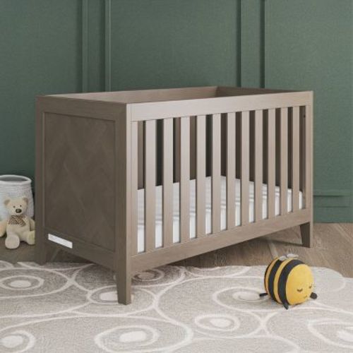 Child Craft Kieran 3 in 1 Convertible Crib, Converts to Toddler & Day Bed, 3 Mattress Positions, Non-Toxic, Baby Safe Finish (Crescent Gray)