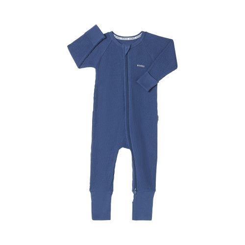 Buy Baby Waffle Zip Wondersuit in Bastille Blue Online | BONDS