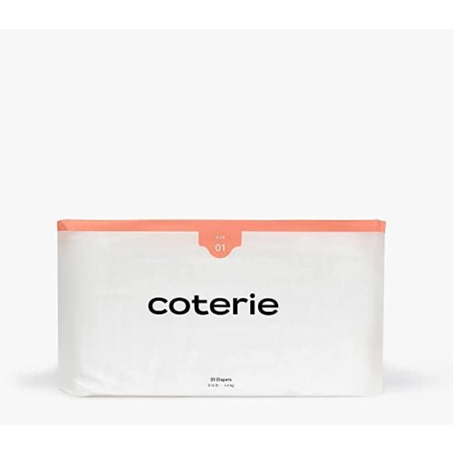 Coterie Diapers Size 01 (8-12 pounds) - 33 Count