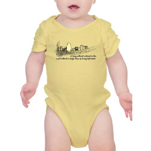 Pooh Bear Friend Quote Bodysuit Infant -Smartprints Designs, Newborn