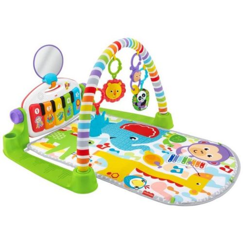 Fisher-Price Deluxe Kick & Play Piano Gym - Blue