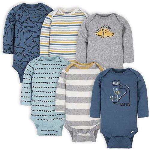 Gerber Baby Boys 6-pack Long-sleeve Onesies Bodysuit