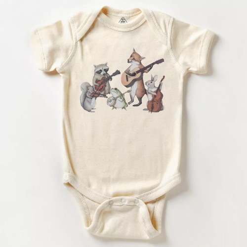 Bluegrass Animal Band Bodysuit Beepumpkin 8