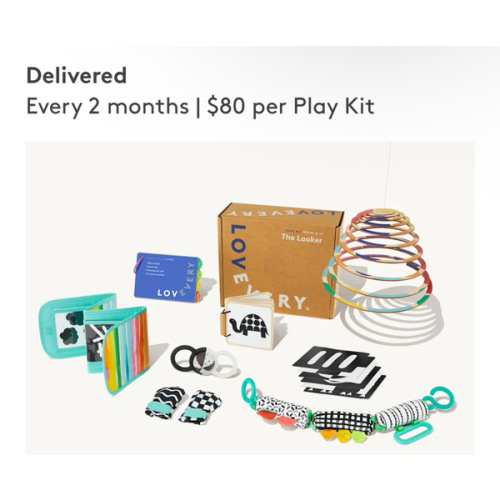 The Play Kits by Lovevery | Montessori Toy Subscription Ages 0-5 | Lovevery