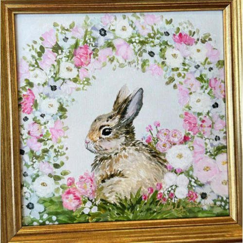 “Bun Bun’s Garden" Signature Canvas Print – Ashley Salvatori