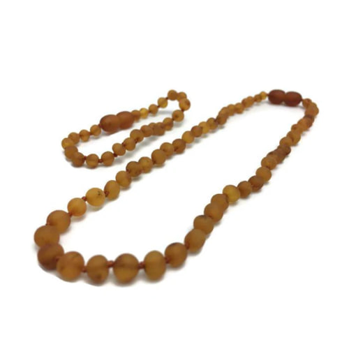 Baltic Amber Teething 12.5" Necklace and 5.5" Bracelet SET
