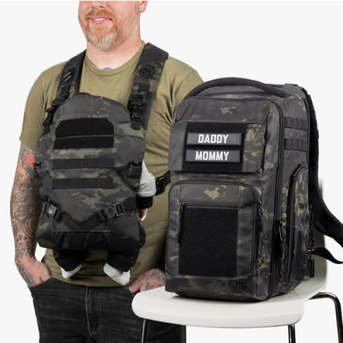 Everyday Diaper Backpack + Baby Carrier Bundle by Tactical Baby Gear