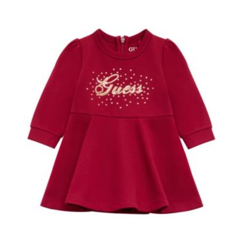 Baby Girls 2-Piece Ponte Long Sleeve Dress and Bloomer Set