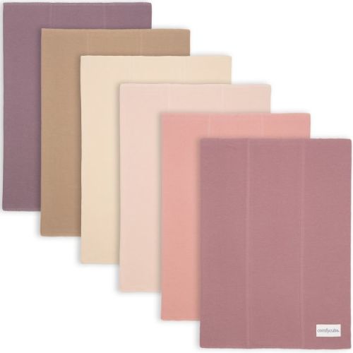 Burp Cloths 100% Cotton Washcloths for Boys and Girls by Comfy Cubs